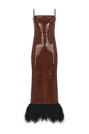 Nocturna Feather Dress