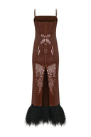 Nocturna Feather Dress
