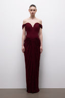 Crimson Vow Dress