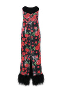 Lüks Kaliteli Elbise Modellerinden Fringe Maxi